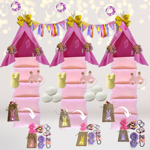 Easter Bunny Sleepover Party Pack- All you need for 3 kids